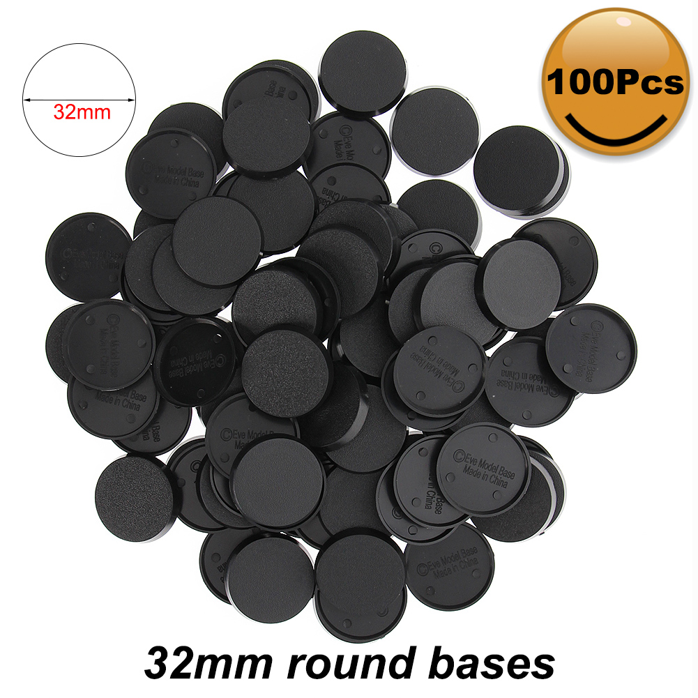 Action Figure Stand - MB432 Evemodel Miniatur Basis 32mm Bulat