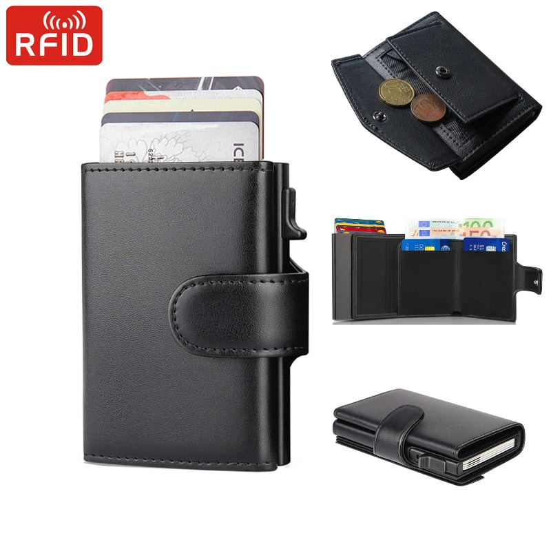 Dompet Kartu Bisnis Logam Anti - Card Top Loader ulasan dan harga