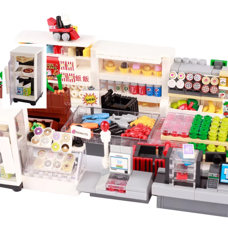 MOC City Food Building Blocks  - Lego Set City ulasan dan harga