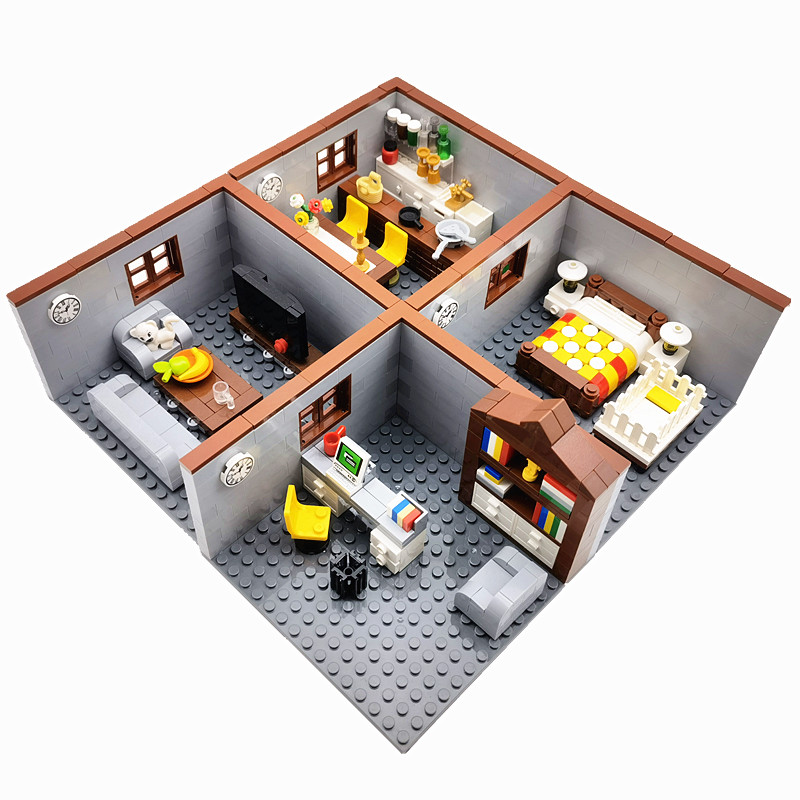 Furnitur Rumah Blok Kota Klasi - Lego Set City ulasan dan harga