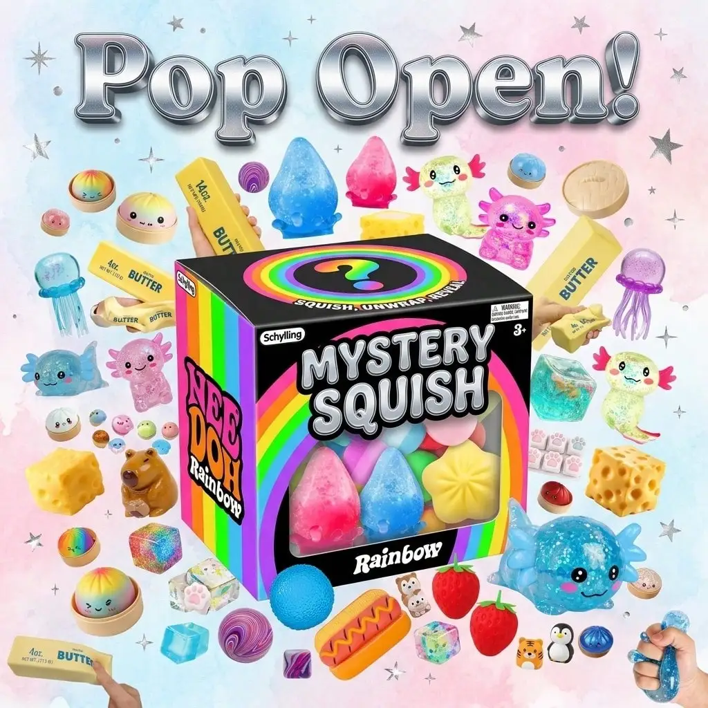 Rainbow Mystery Squish Blind B - Mystery Box Blind Bag ulasan dan harga