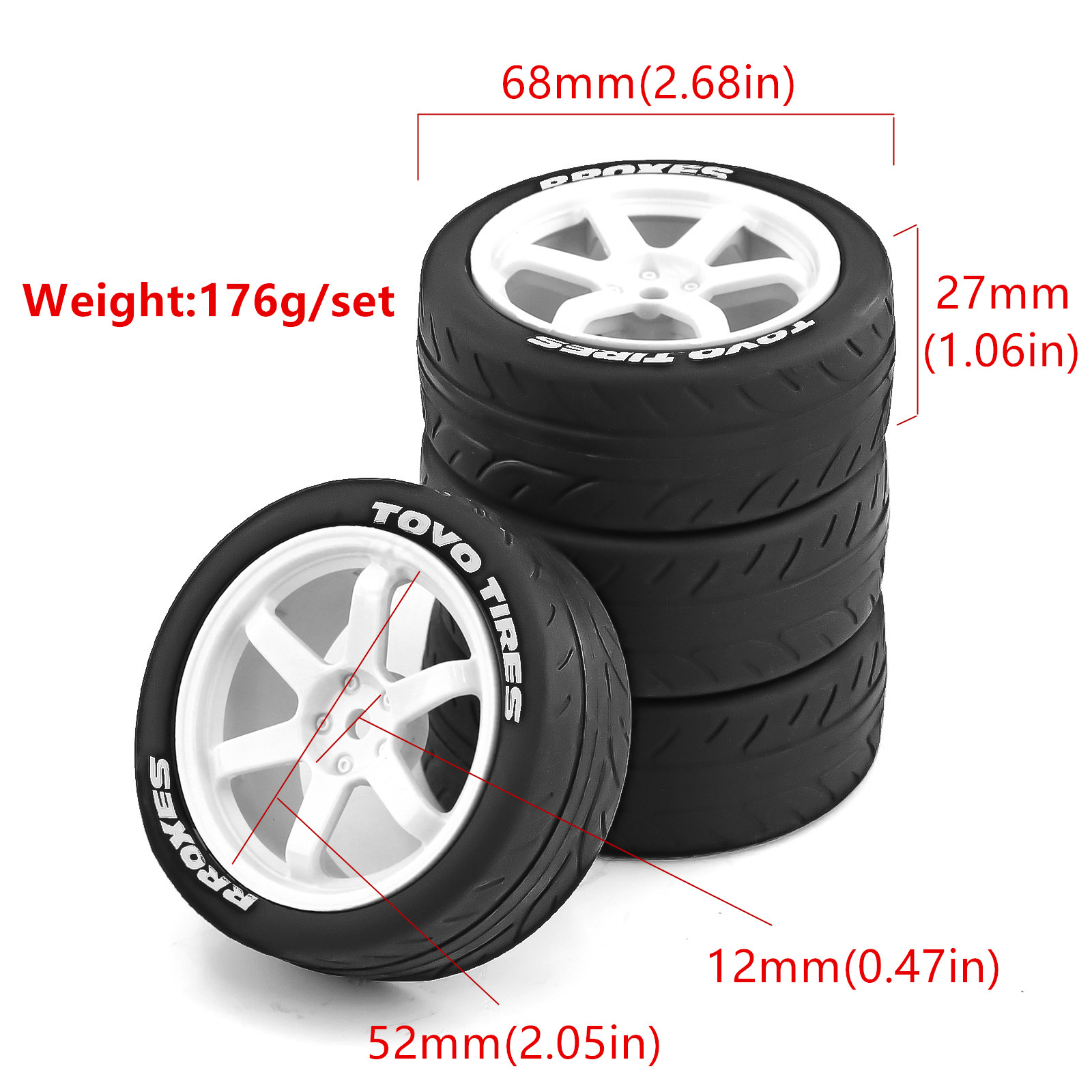 Ban Karet RC On Road 1/10, Ban - Tamiya Model Rc Car ulasan dan harga