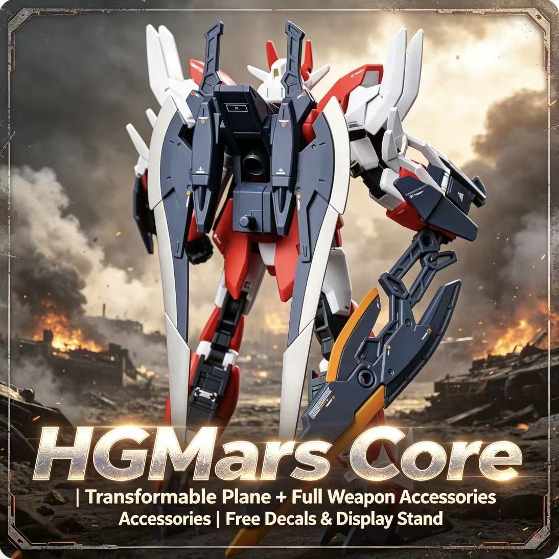008A HG 1/144 Mars Core Warrio - Bandai Model Gundam Hg ulasan dan harga